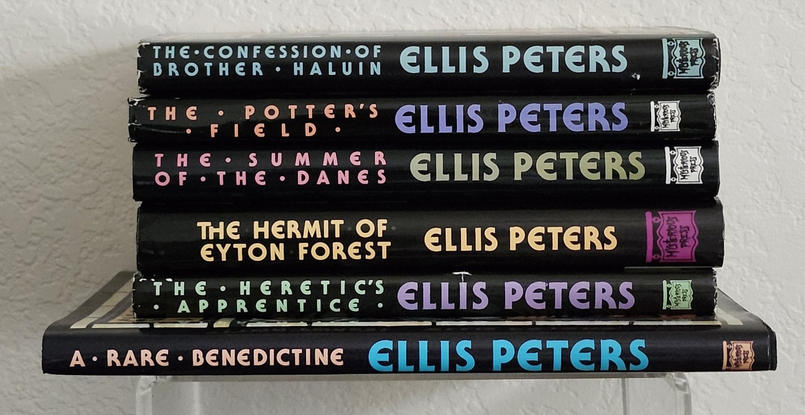 Ellis Peters Brother Cadfael Mystery Book Lot x 6 HB/DJ Vintage, like new