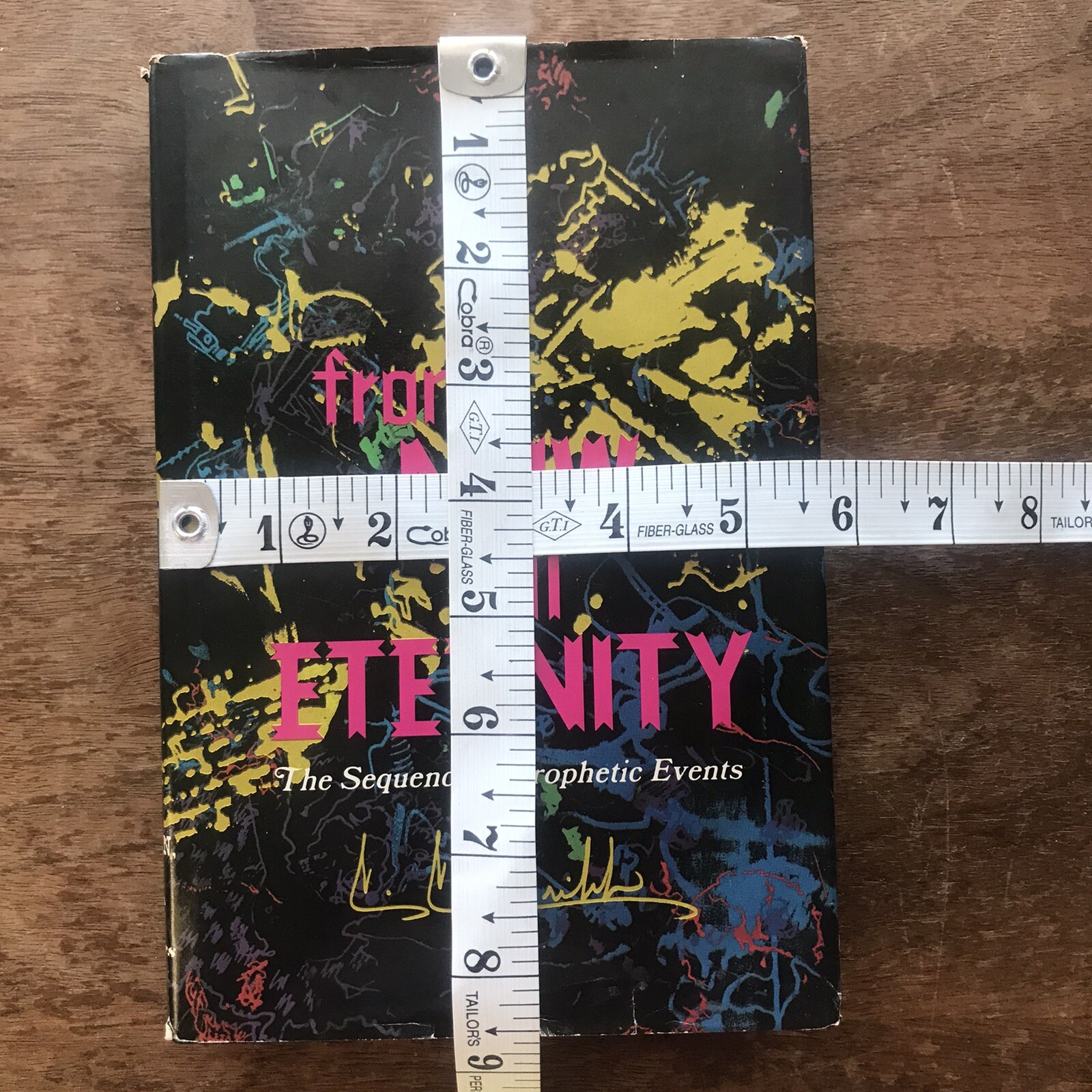 From Now Till Eternity Bible Prophecy Christianity 1976 Signed CC Cribb HC DJ