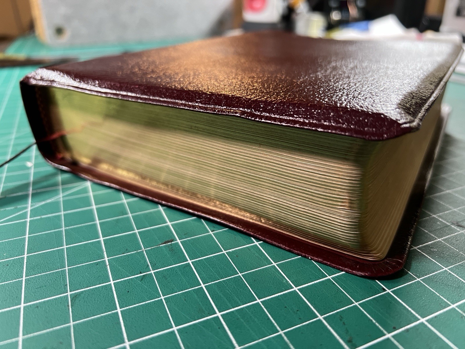 KJV Life Application Genuine Leather Edge Lined Bible