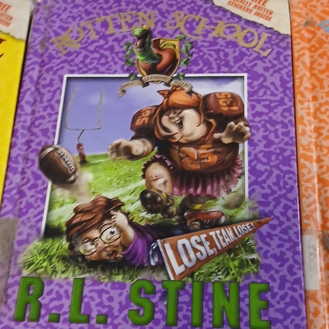 HarperCollins Hardcover Rotten School by R.L. Stine, Ages 9-12, Illustrated
