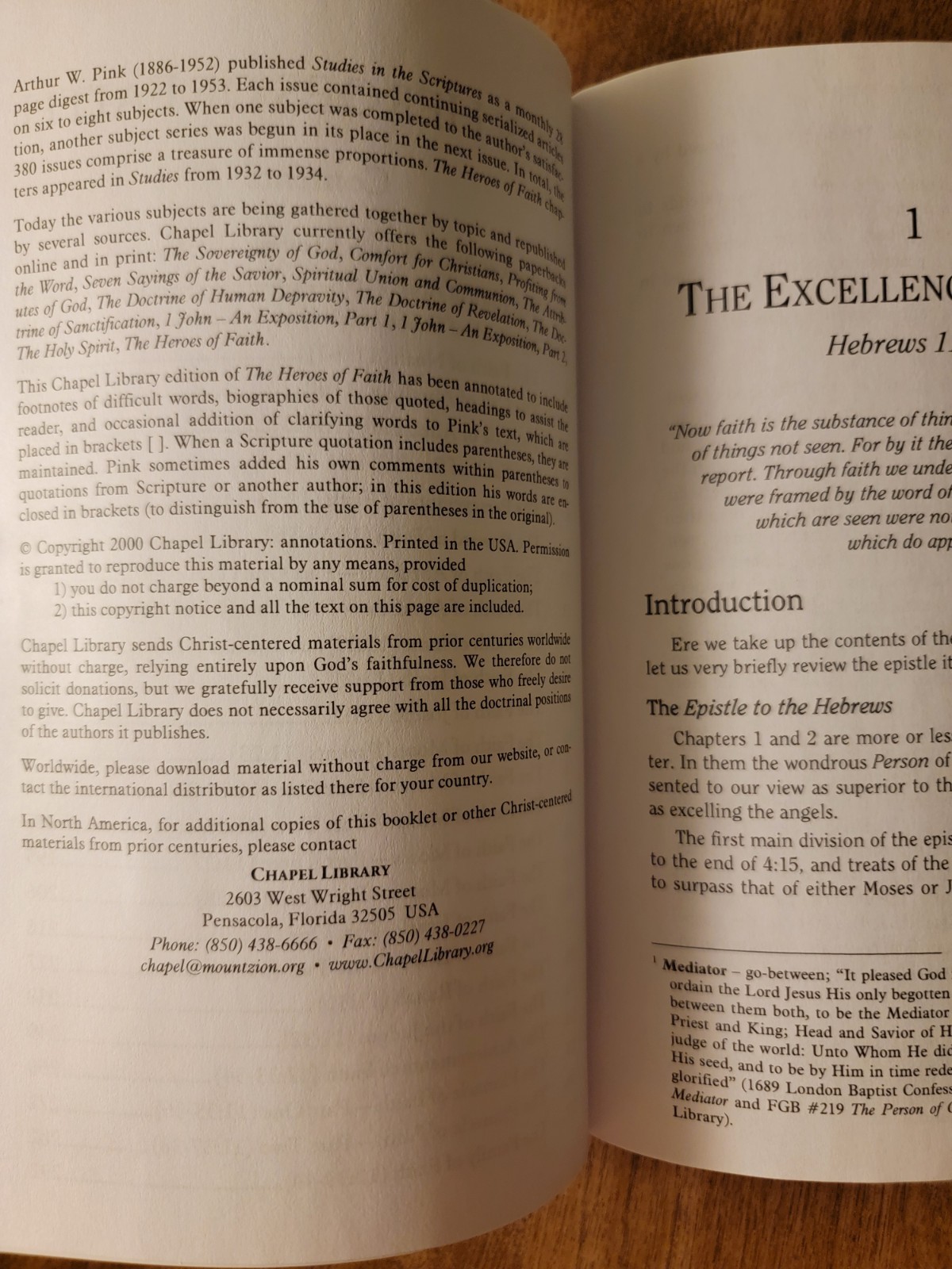 The Heroes of Faith, Arthur W. Pink