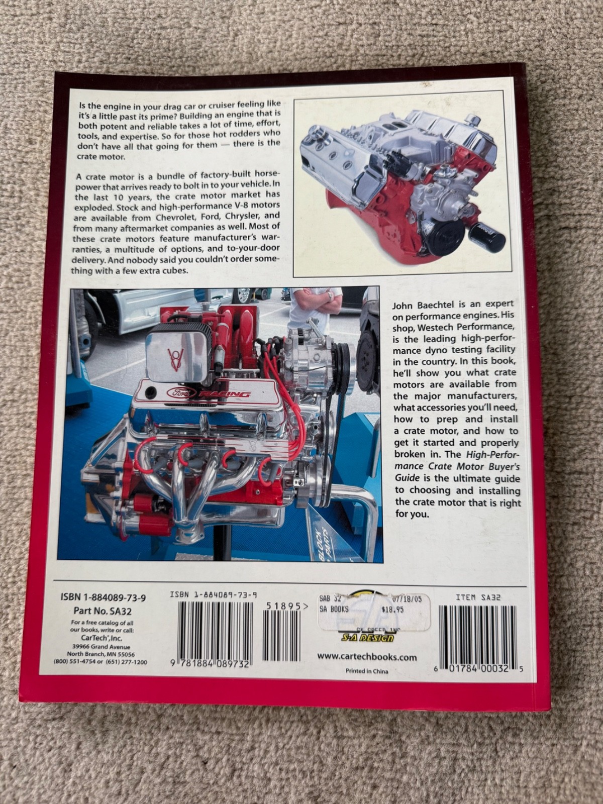 High Performance Crate Motor Buyer’s Guide by John Baechtel 2004 Revised Edition