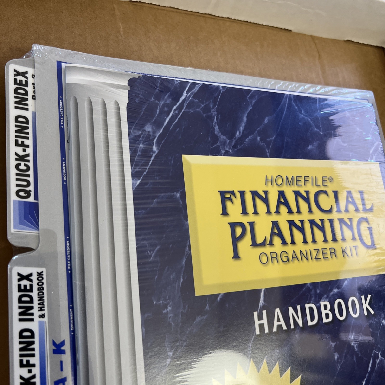 NEW HOMEFILE Financial planning organizer kit HANDBOOK Martin 2004 48 pages
