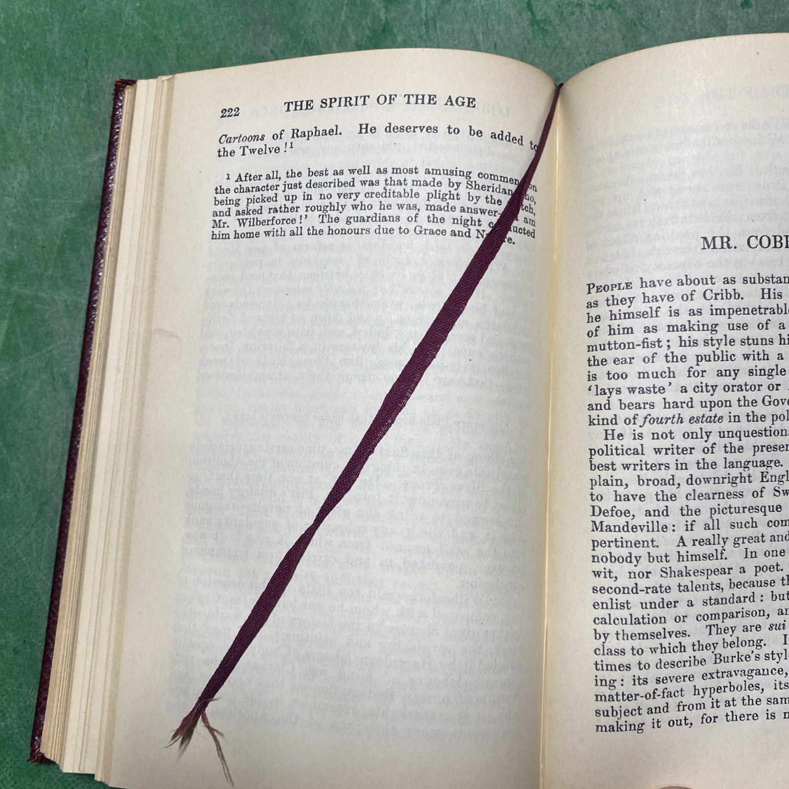 The Spirit Of The Age 1904 By Hazlitt, William [Leather Bound] Oxford Press