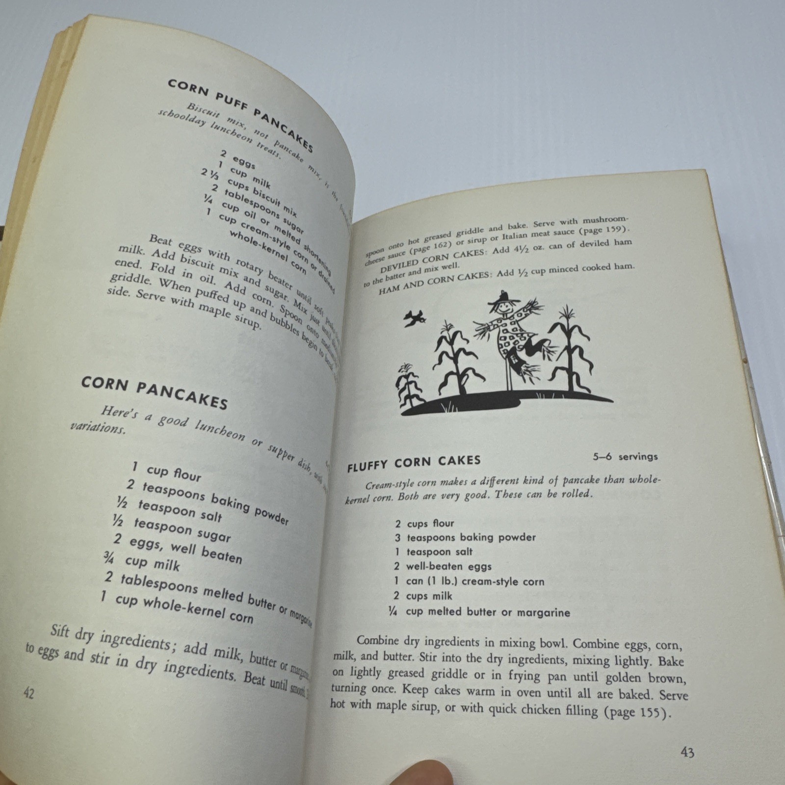 Pancakes Aplenty Plain and Fancy Ruth Ellen Church 1962 ExLib HC Vintage Recipes