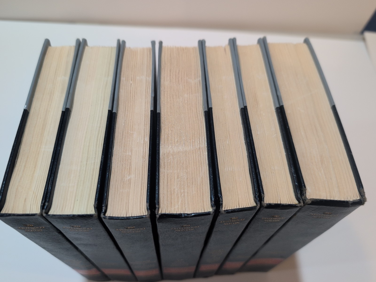 The Complete Novels of Mark Twain 7 Volume Book Set Hardcover Nelson Doubleday