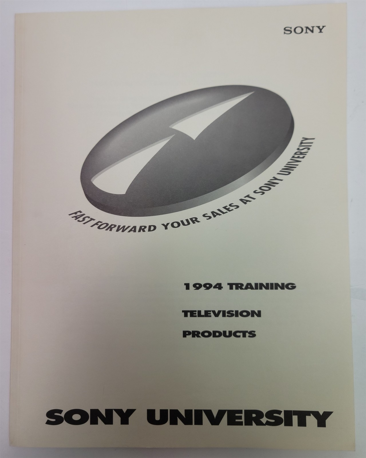 1994 Sony University Sales Training & Field Manual for Television Products