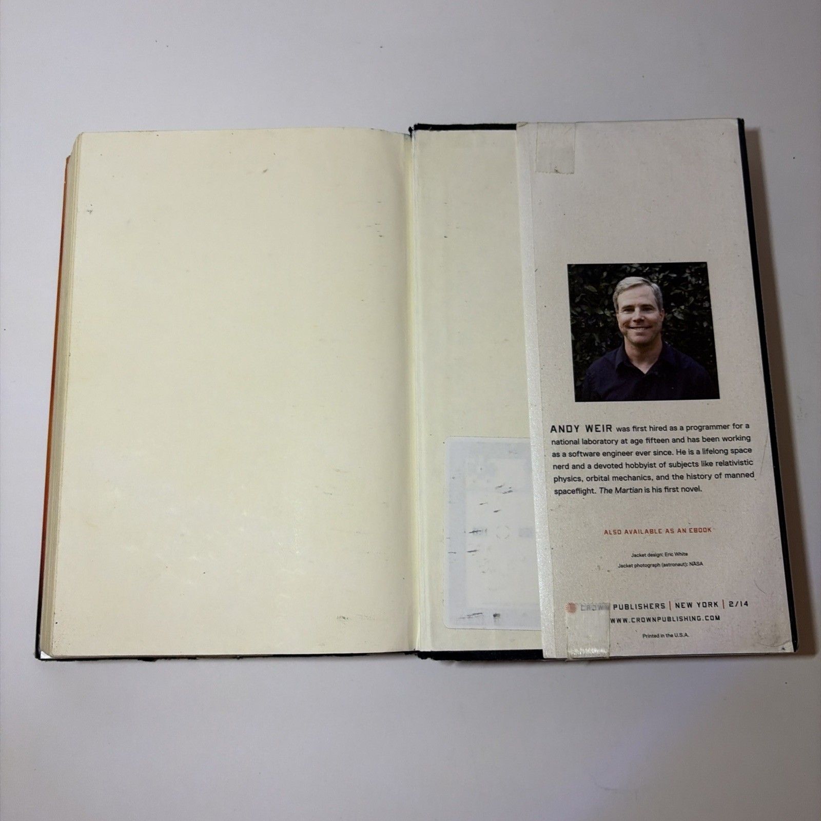The Martian by Andy Weir 2014 1st Print / 1st Edition Hardcover (SEE DETAILS)
