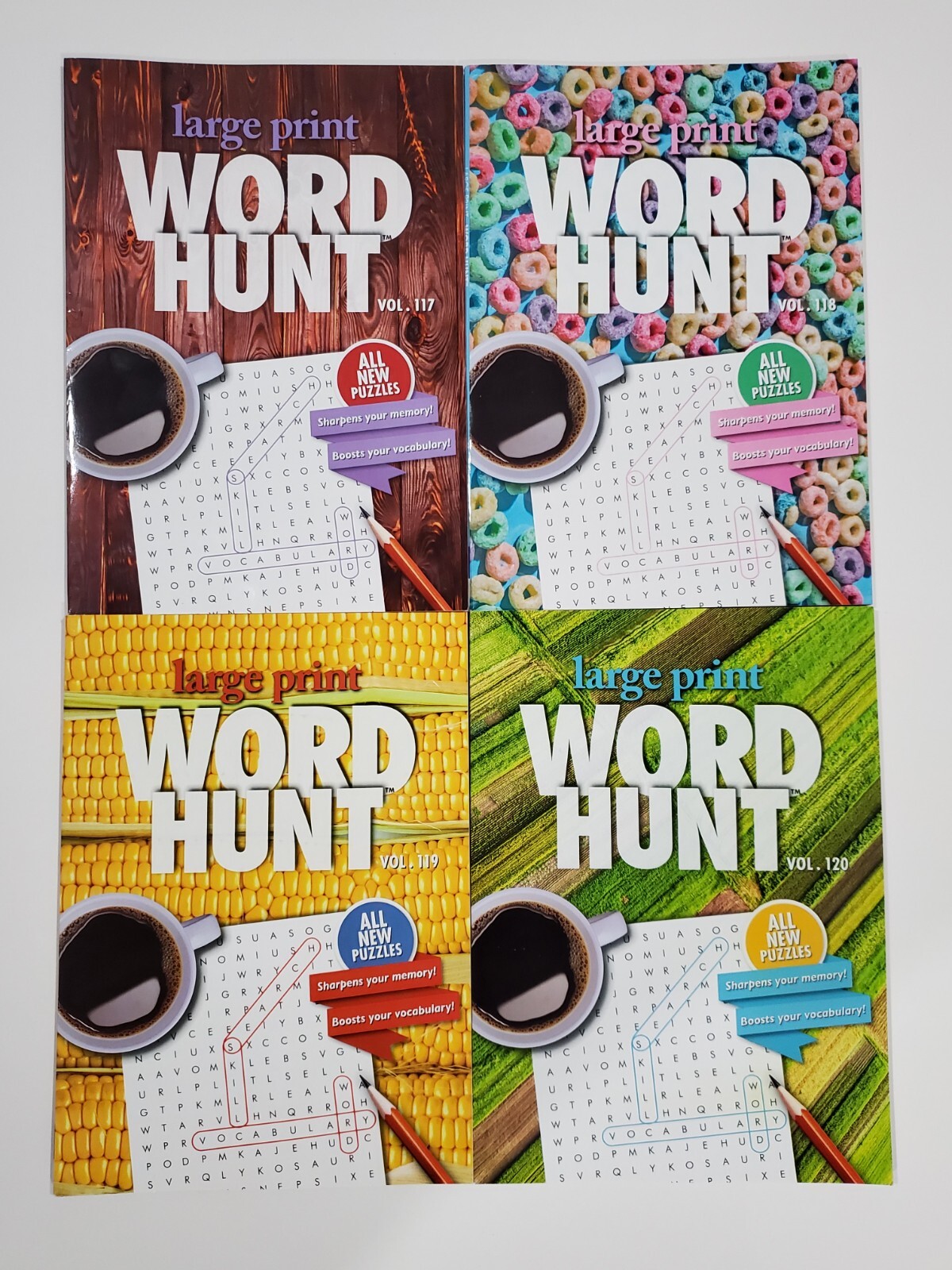 Large Print Word Hunt Puzzle Books Papp Search,Find,Game,Hobby Pick up to 20Vols