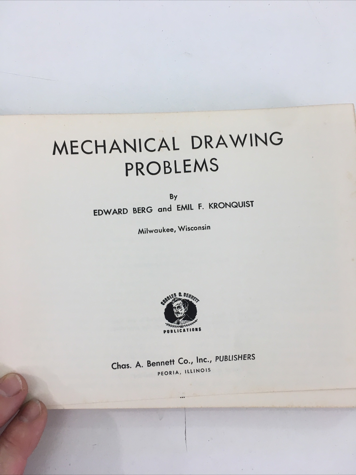Mechanical Drawing Problems – Edward Berg (1956, Hardcover)