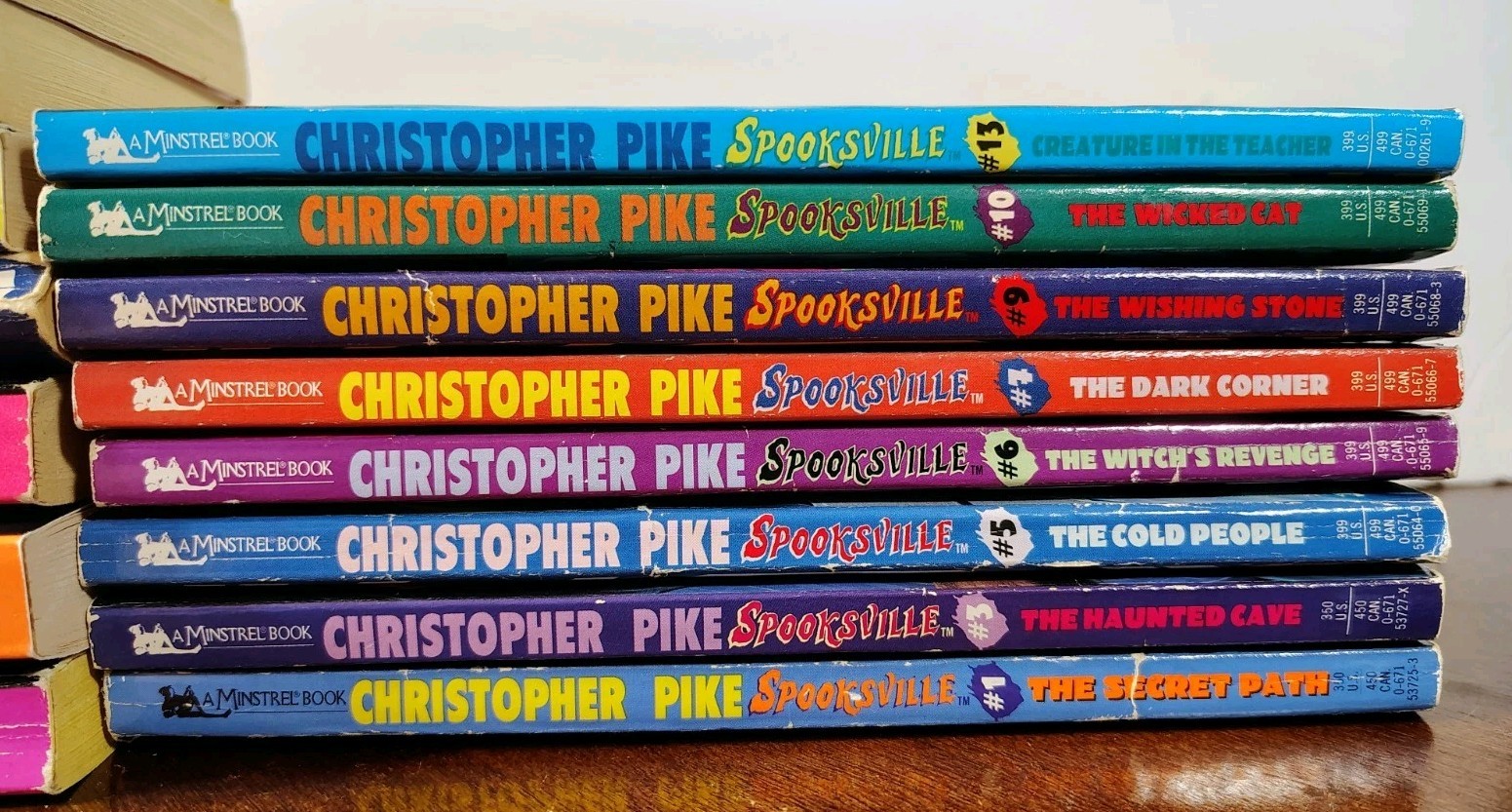 CHRISTOPHER PIKE 25 DIFFERENT BOOKS SPOOKSVILLE 1ST PRINTINGS BOX SET YA HORROR