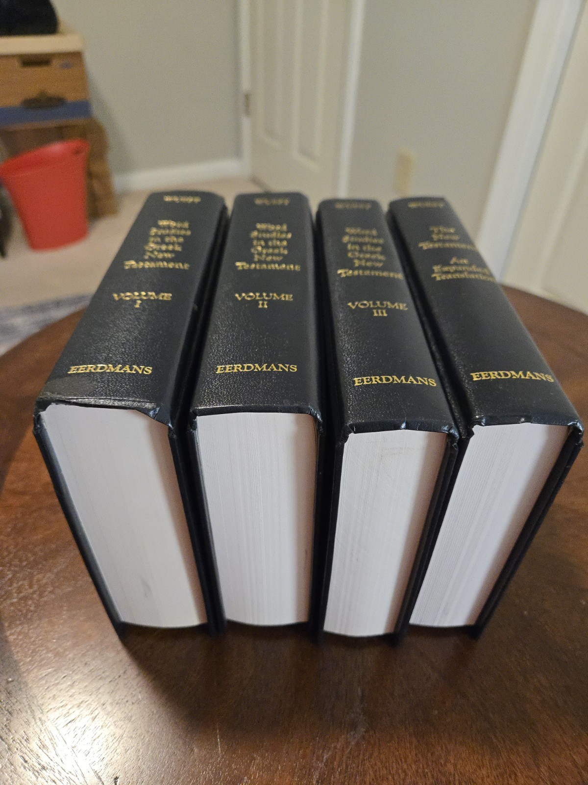 Word Studies Greek New Testament Kenneth Wuest 4 Vol Set Eerdmans HC IMMACULATE