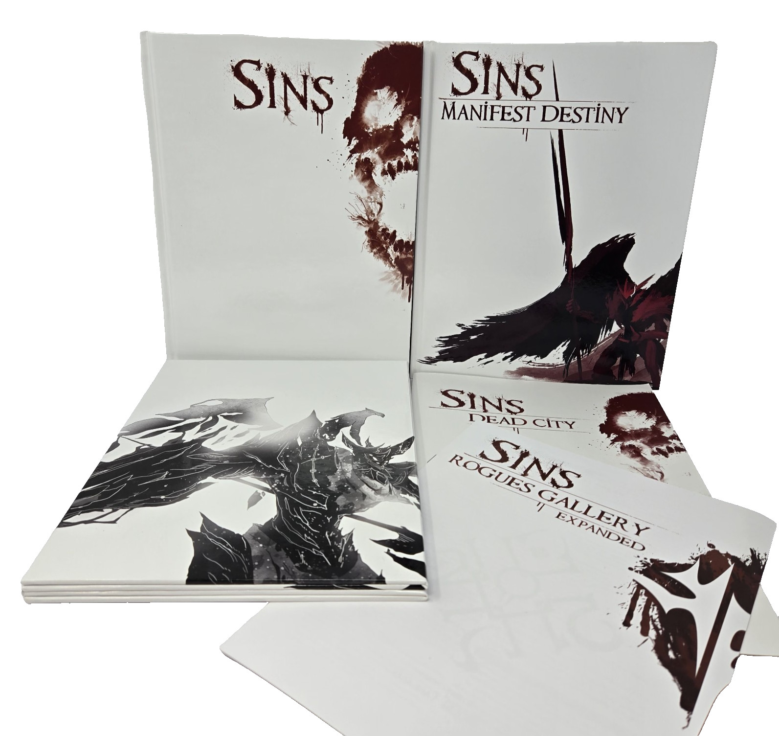SINS RPG Core Rulebook, Manifest Destiny, Dead City, GM Screen+ *Mature Content