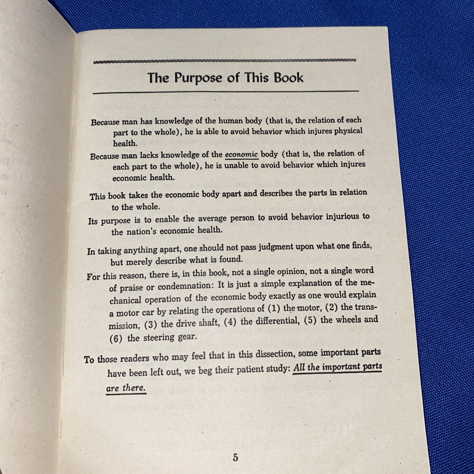 1949 HOW WE LIVE A SIMPLE DISSECTION OF THE ECONOMIC BODY FRED CLARK 47 Pages