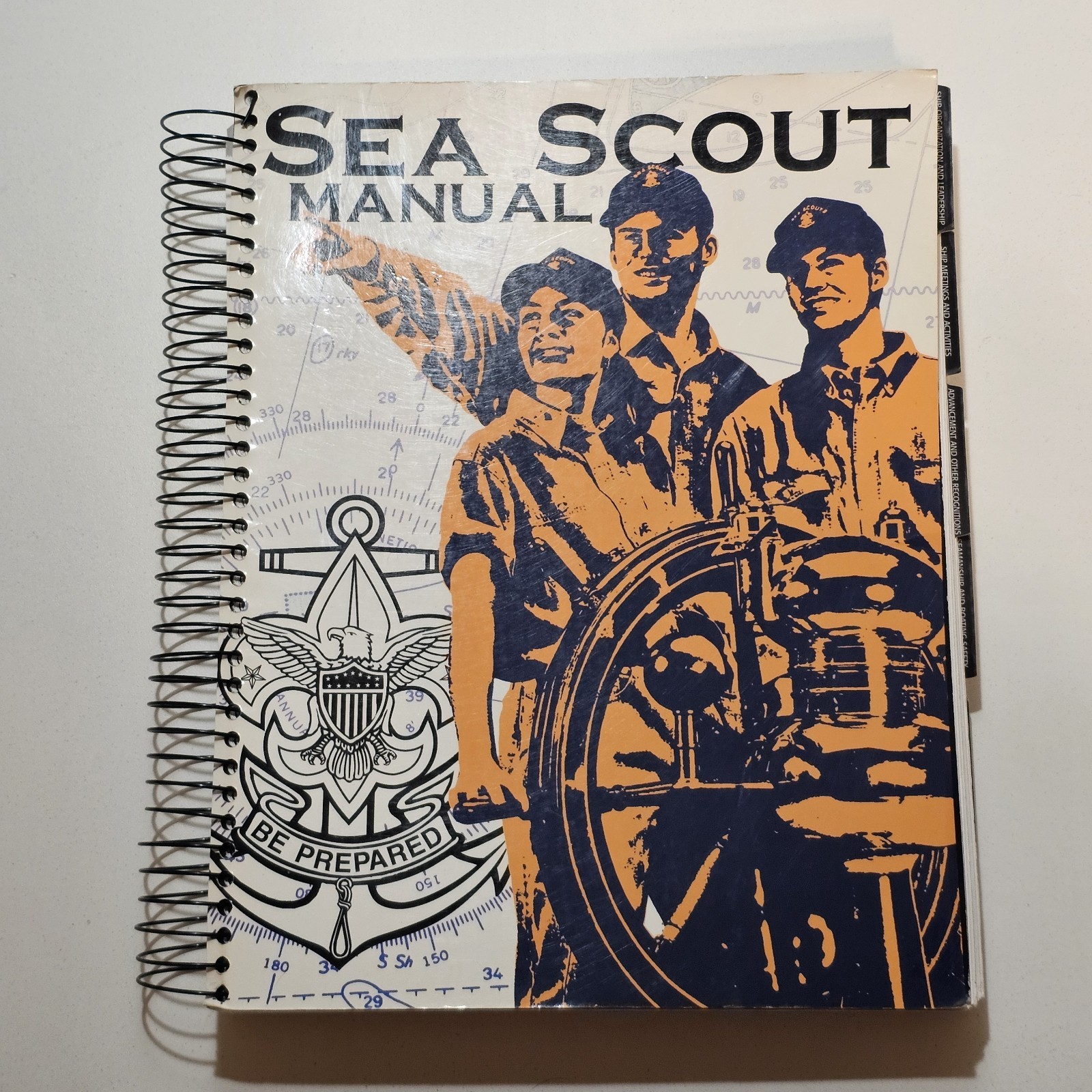 Sea Scouts Manual by BSA Boy Scouts of America Spiral Bound Great Condition