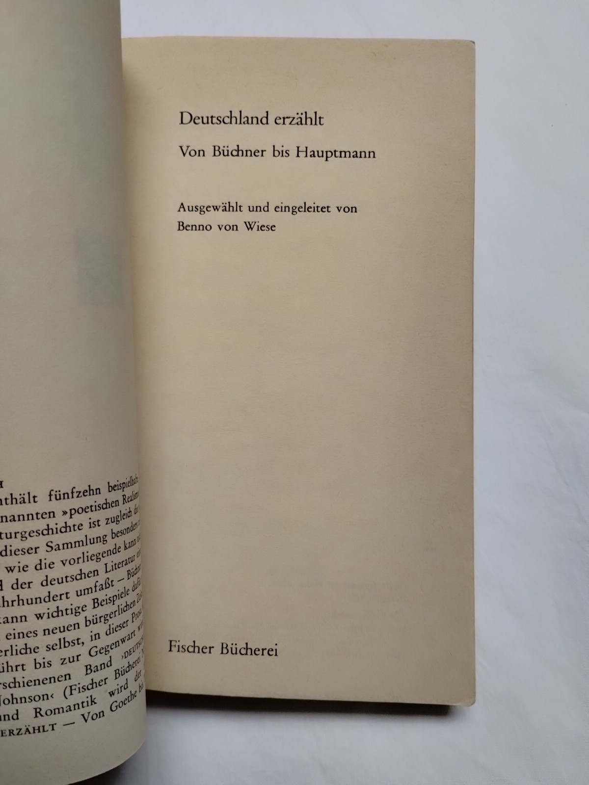Deutschland Erzahlt – Germany Tells Stories by Buchner & Hauptmann 1965 VTG PB