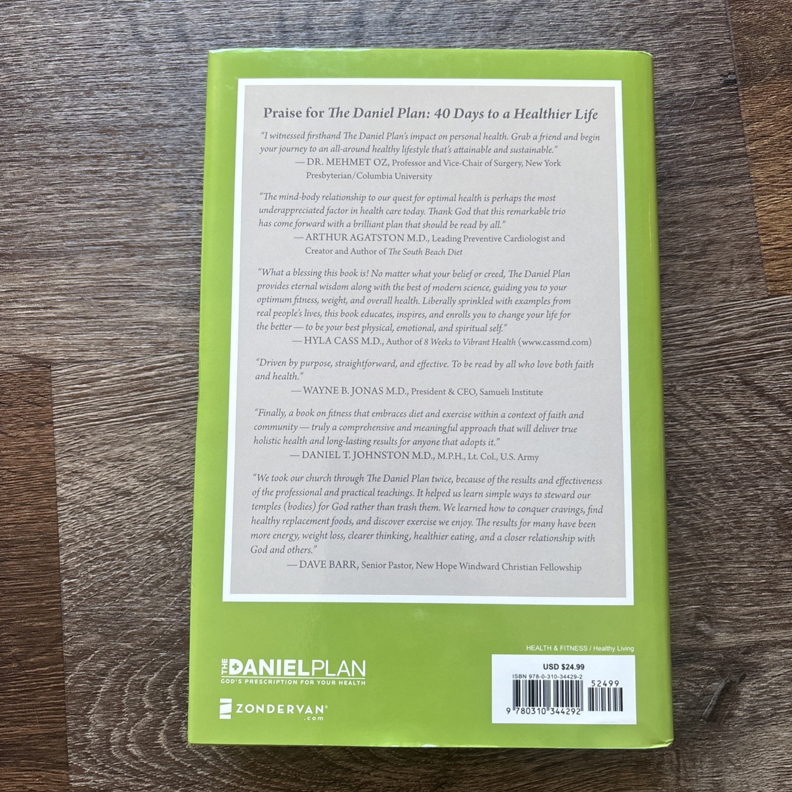 The Daniel Plan Ser.: The Daniel Plan : 40 Days to a Healthier Life by Daniel…