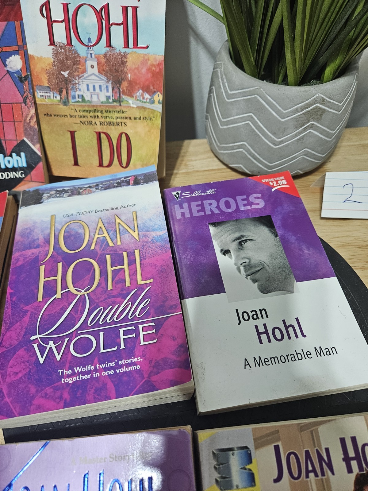Lot Of 8 Joan Hohl Paperback Books TITLES SEEN