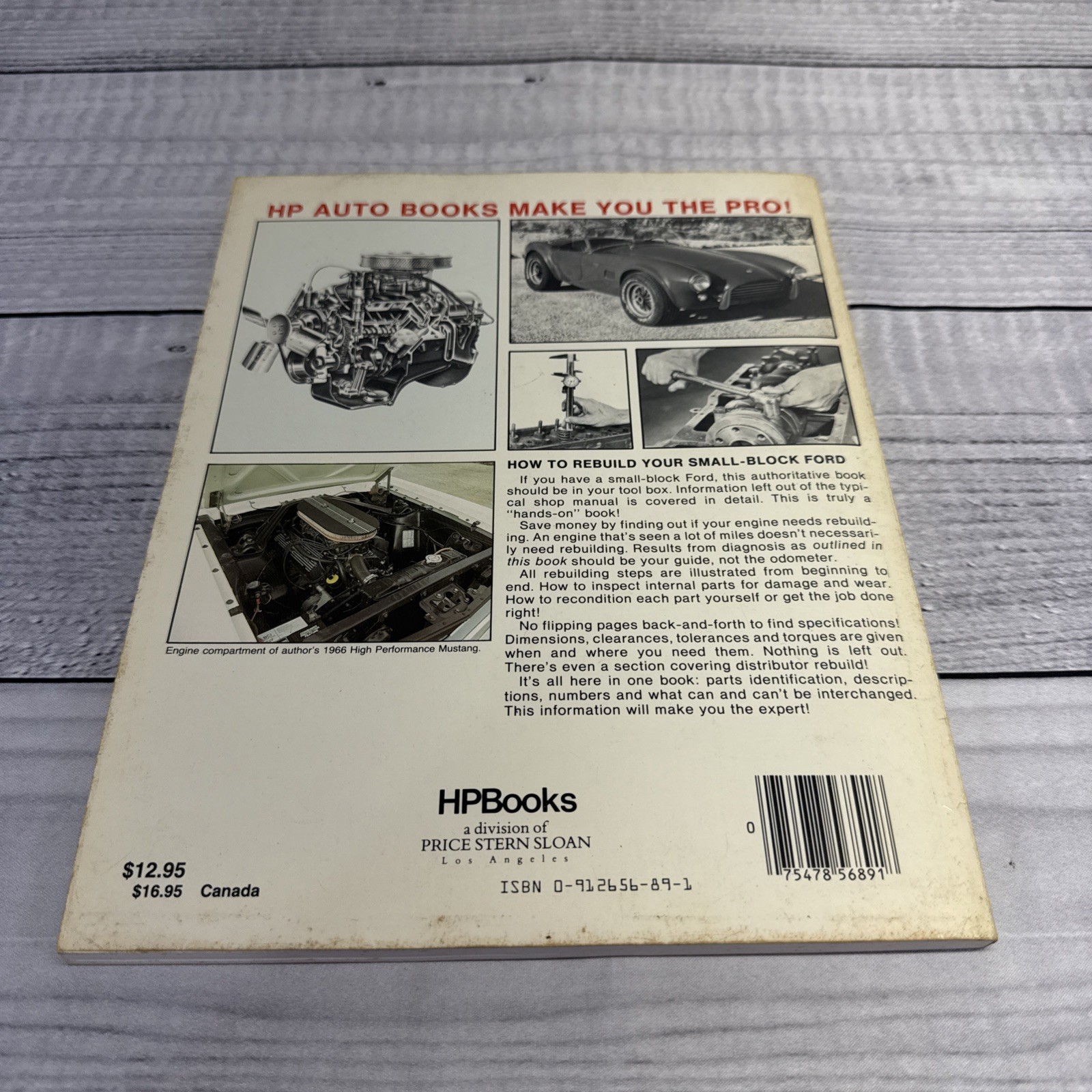 How To Rebuild Your Small-Block Ford By Tom Monroe of HPBooks 221CC to 351W