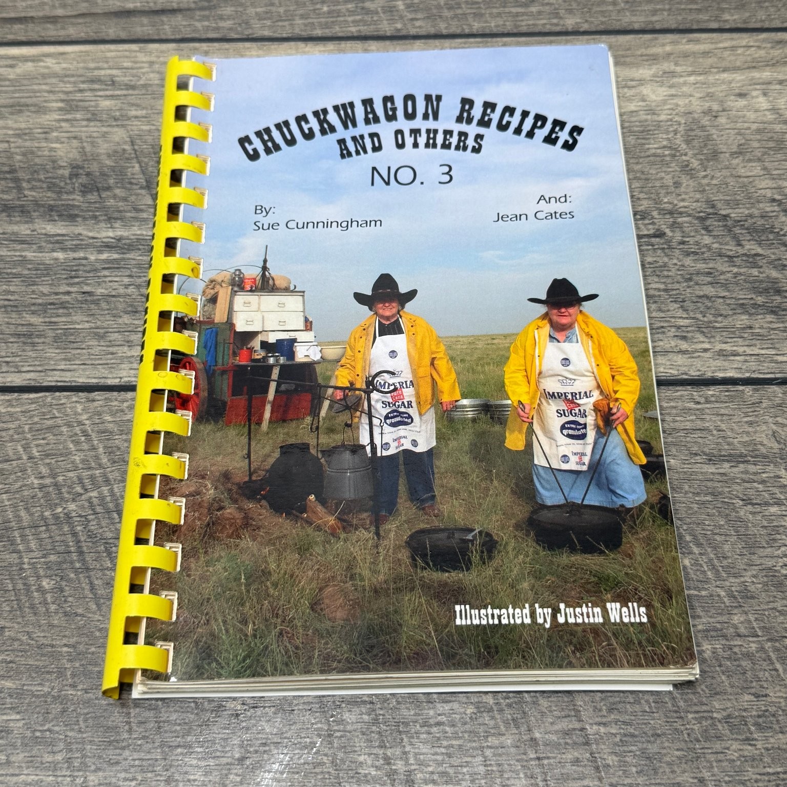 Chuckwagon Recipes & Others No. 3 Cunningham Cates 2004 Signed Cookbook Western