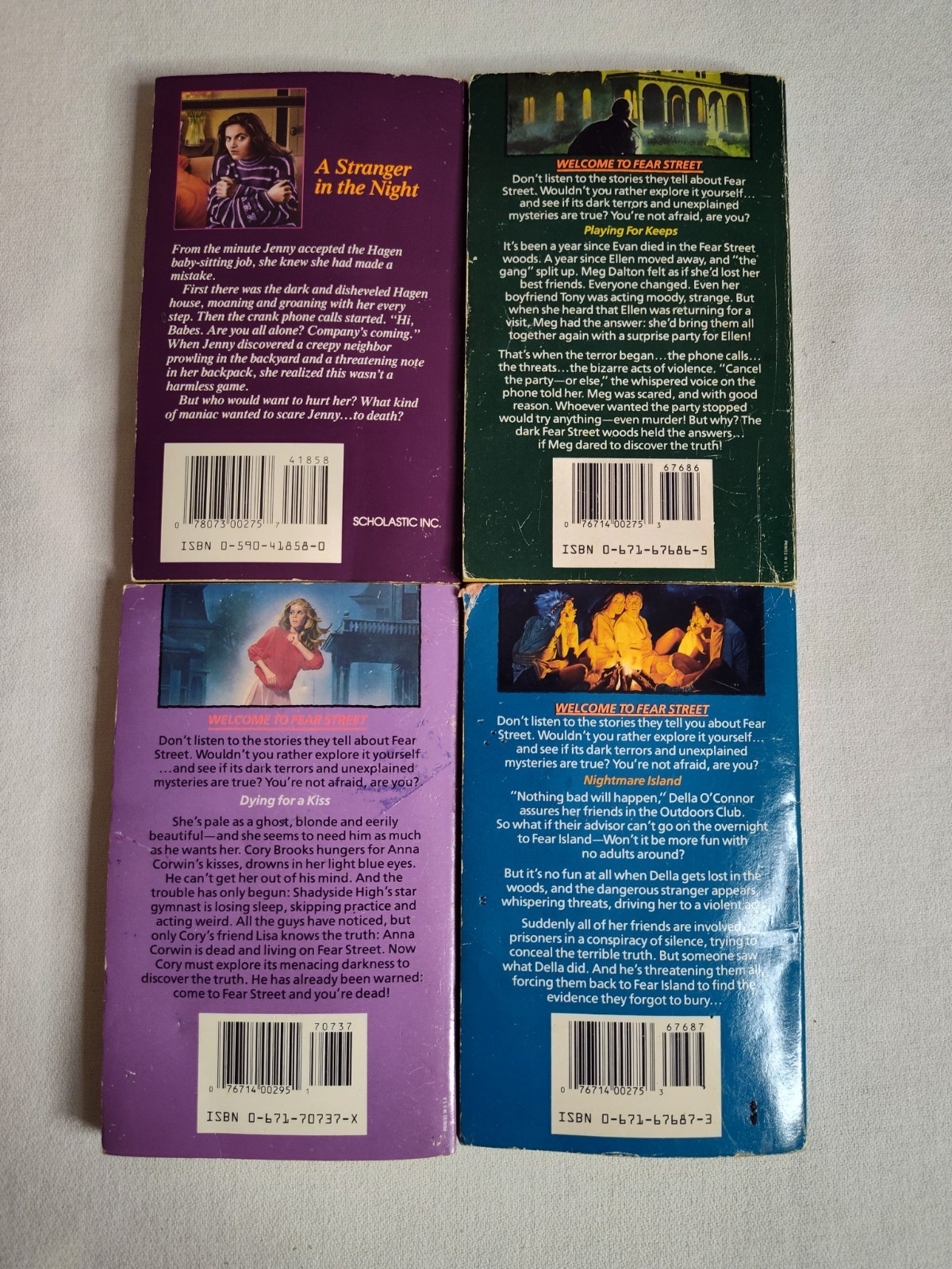 Vintage R.L. Stine Book Lot 15