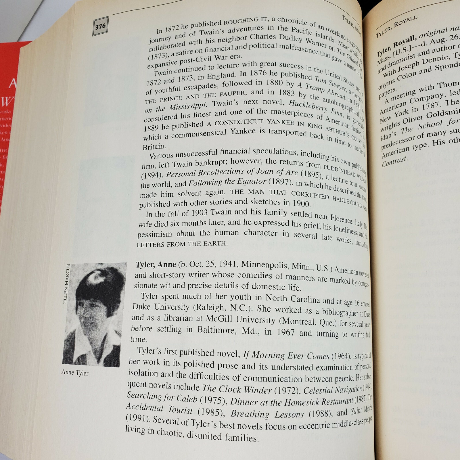 Webster’s Dictionary of American Authors HB 528 pages 2500+ entries
