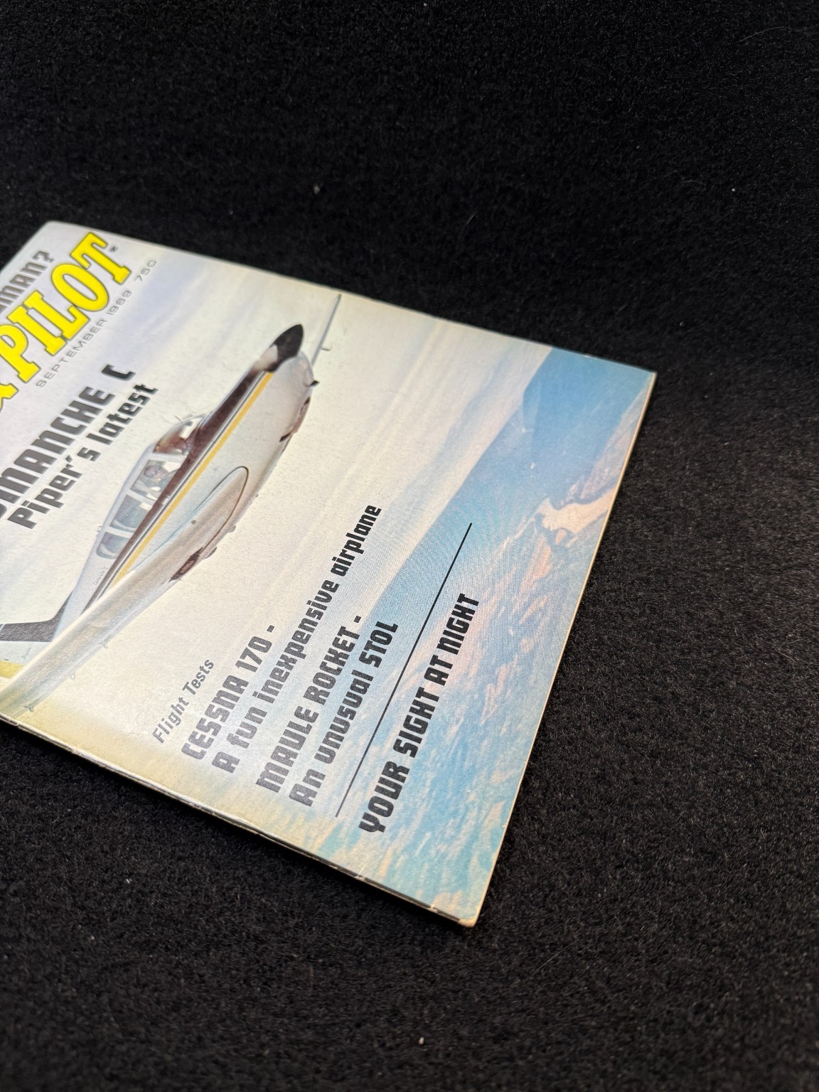Plane & Pilot Magazine September 1969 Comanche C Cessna 170 Aviation Flying