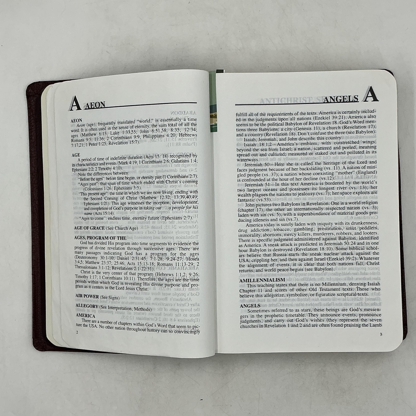 JACK VAN IMPE PROPHECY BIBLE Jack Van Impe Hardcover Faux Leather Burgundy