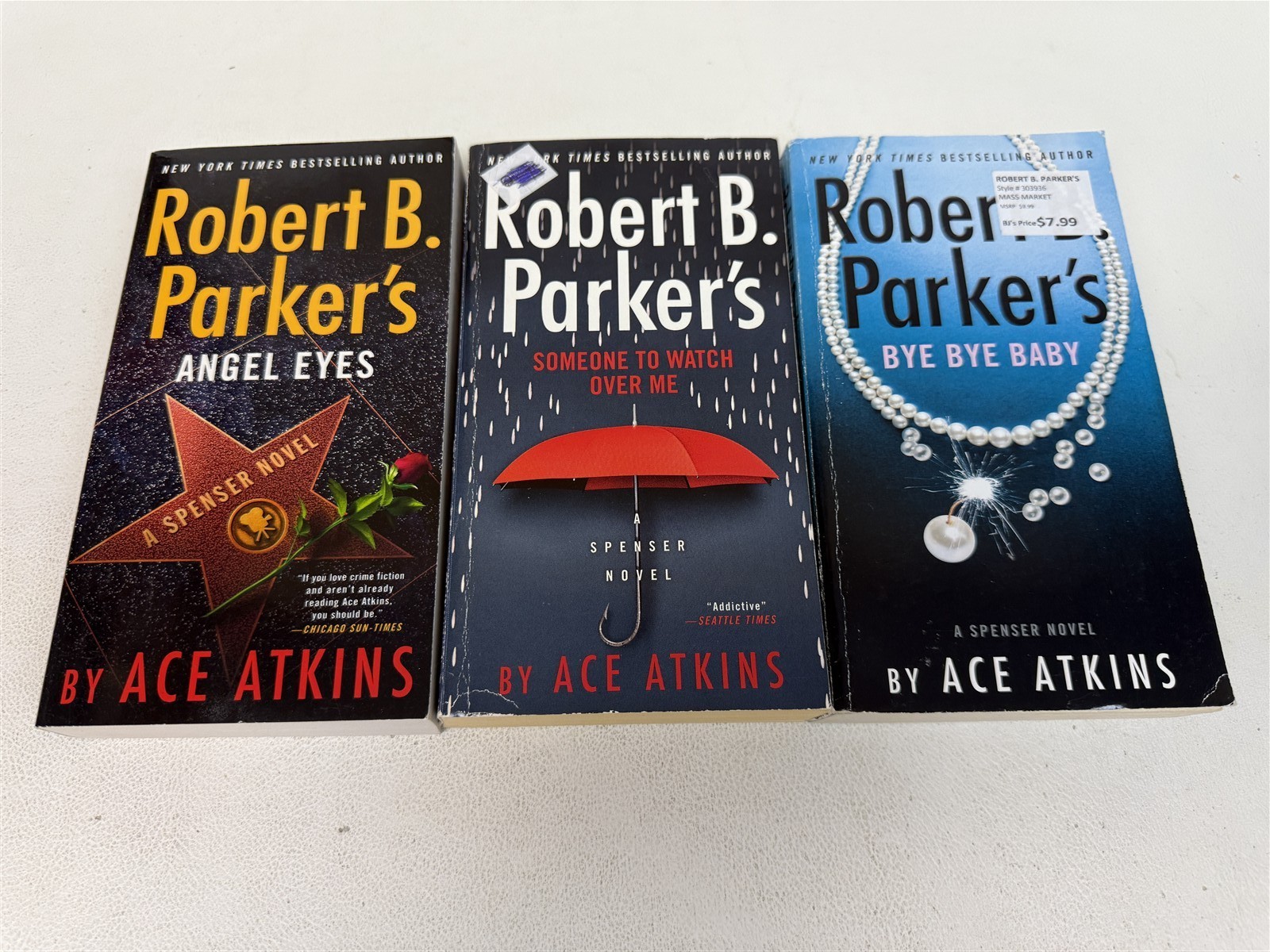 Robert B Parker Lot 49 ALL SPENSER Novels Godwulf Manuscript to Bye Bye Baby
