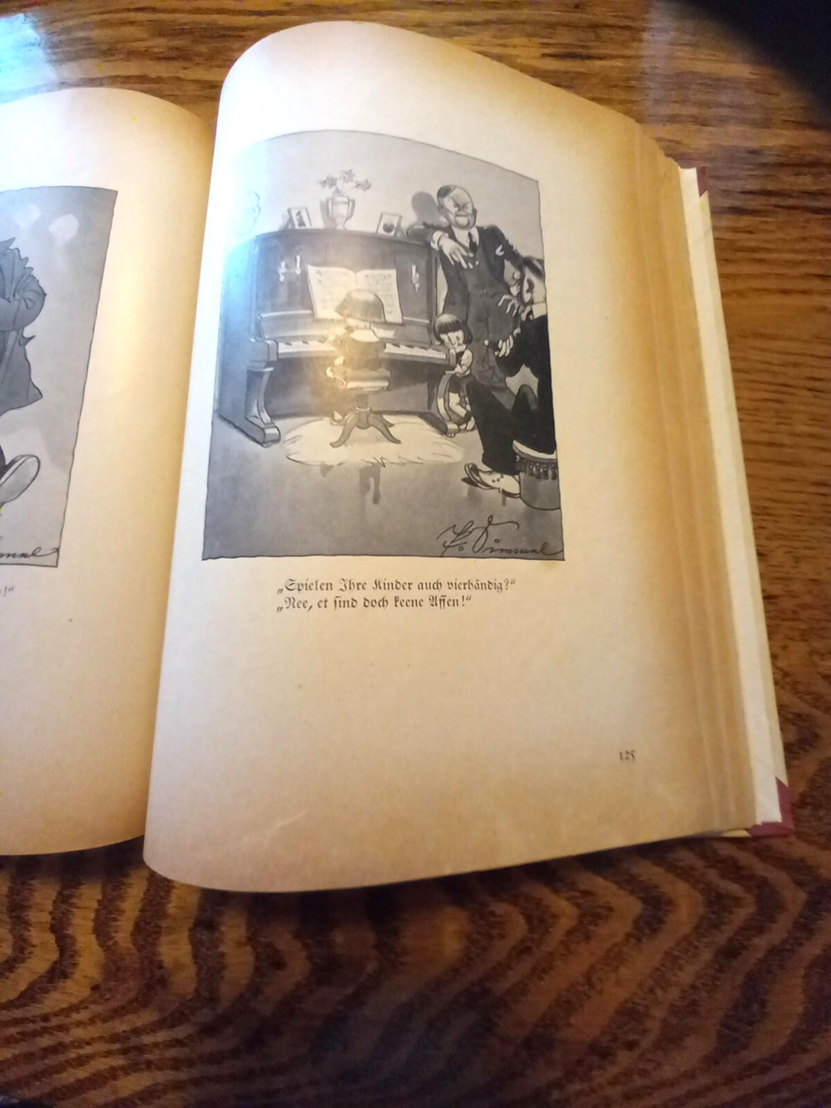Paul Simmel Cartoon Book in German 1930’s 174 pages