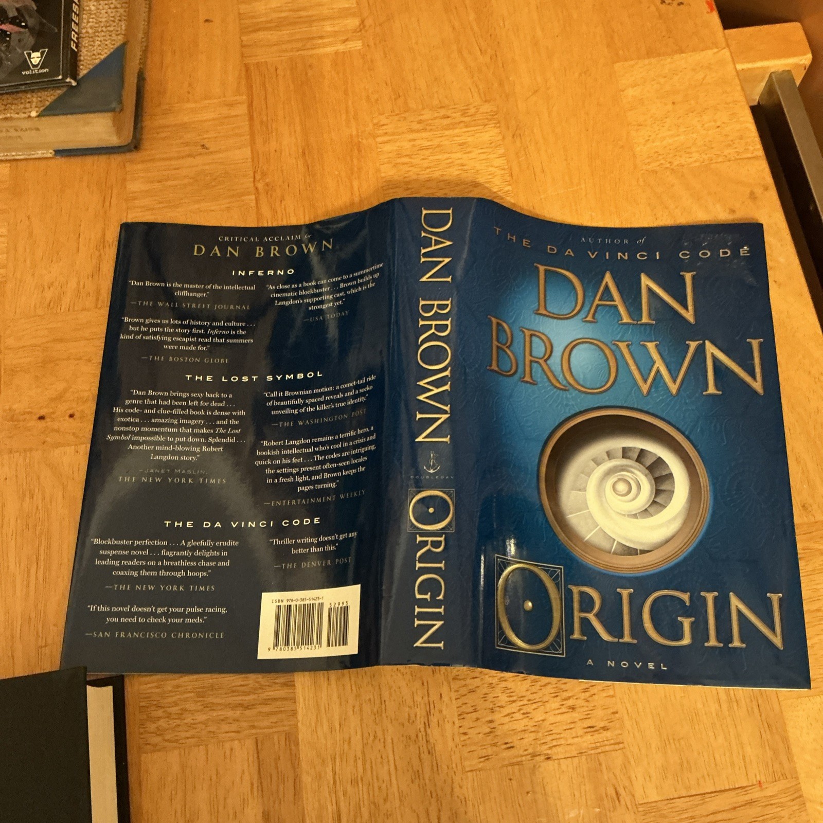 Origin : A Novel by Dan Brown 1st Ed/1st Print. Very Good.
