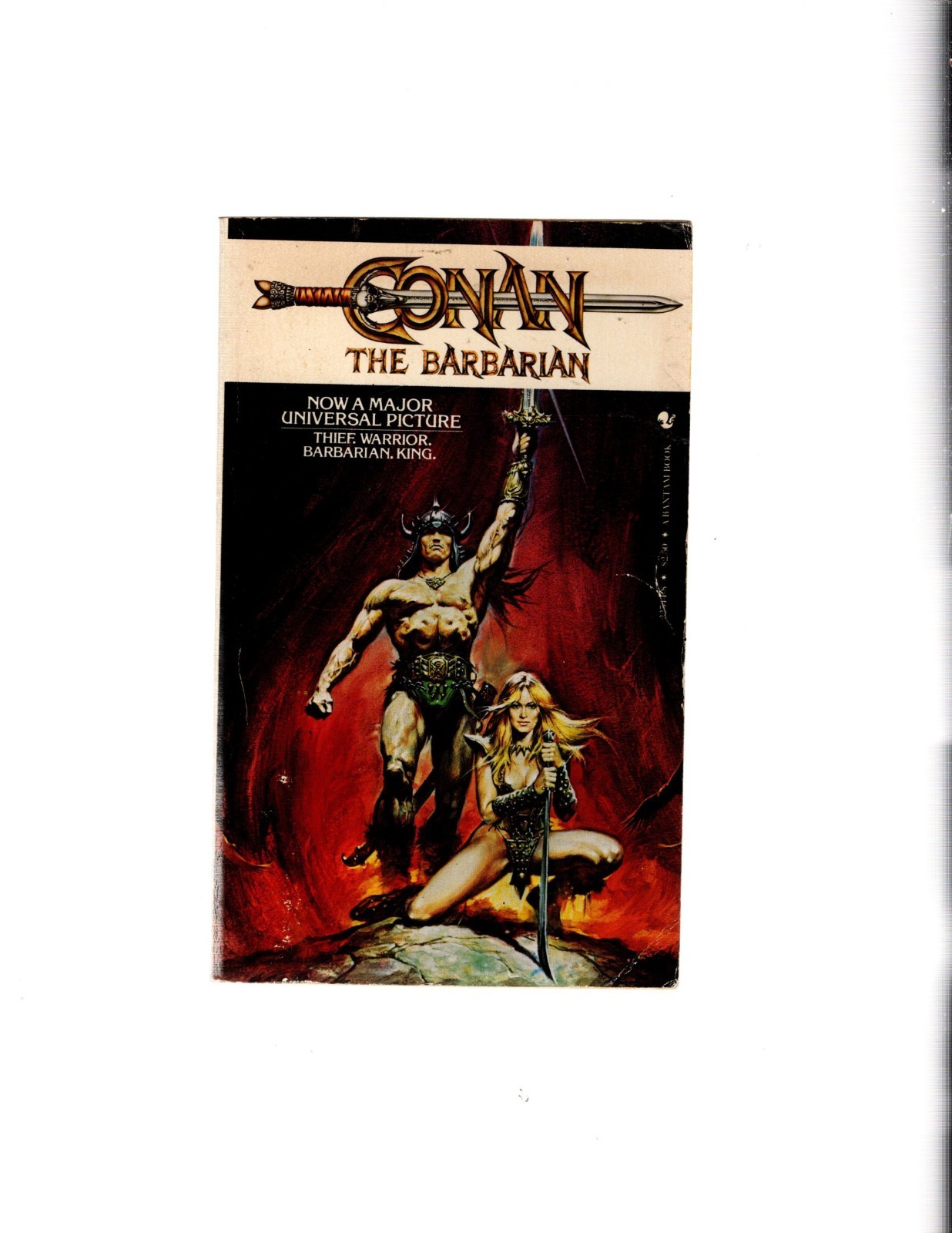 CONAN THE BARBARIAN Paperback Bantom Books Sprague de Camp&Lin Carter 1982