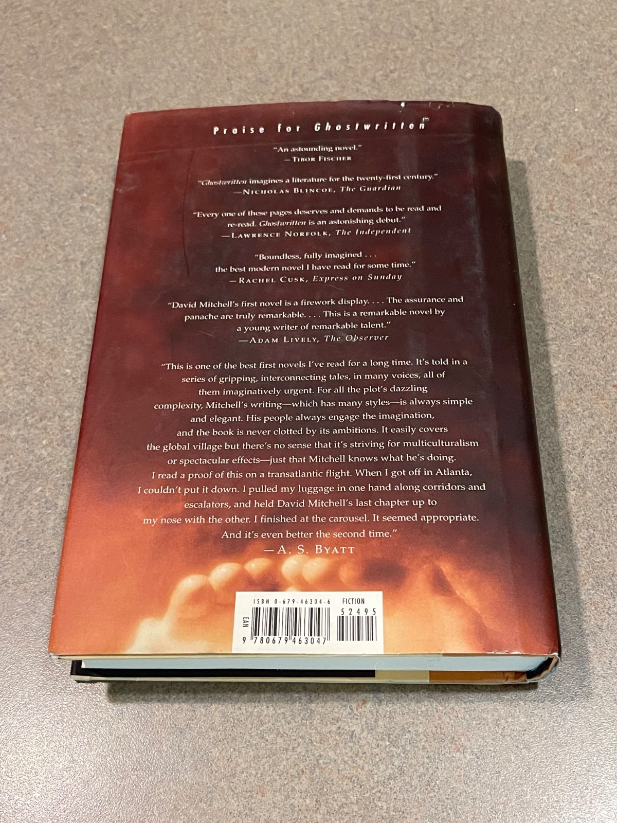 Ghostwritten by David Mitchell (First Edition 2nd Printing Hardcover Cloud Atlas