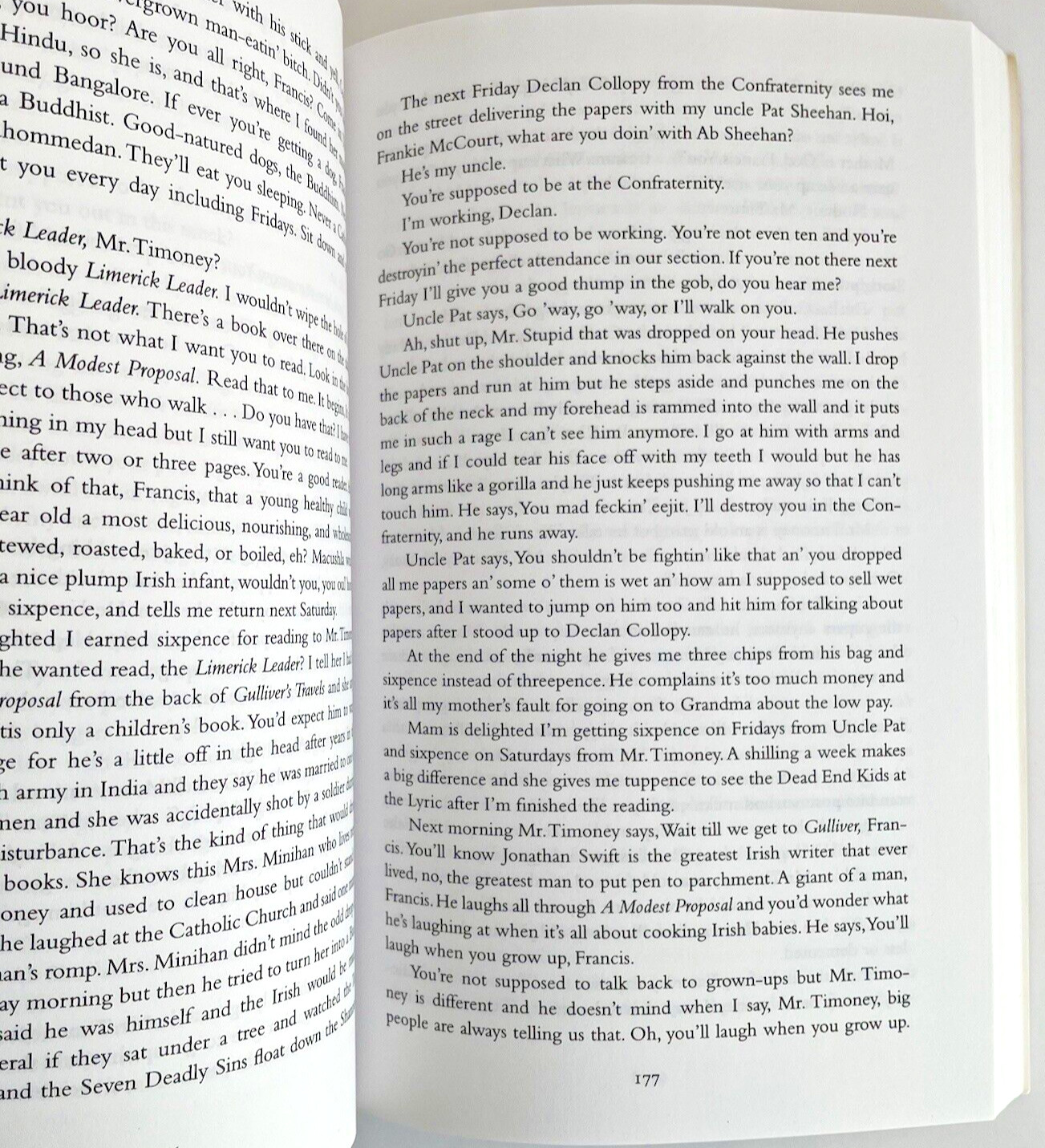 Angela’s Ashes & ‚Tis by Frank McCourt Memoirs Biography Ireland Irish Americans
