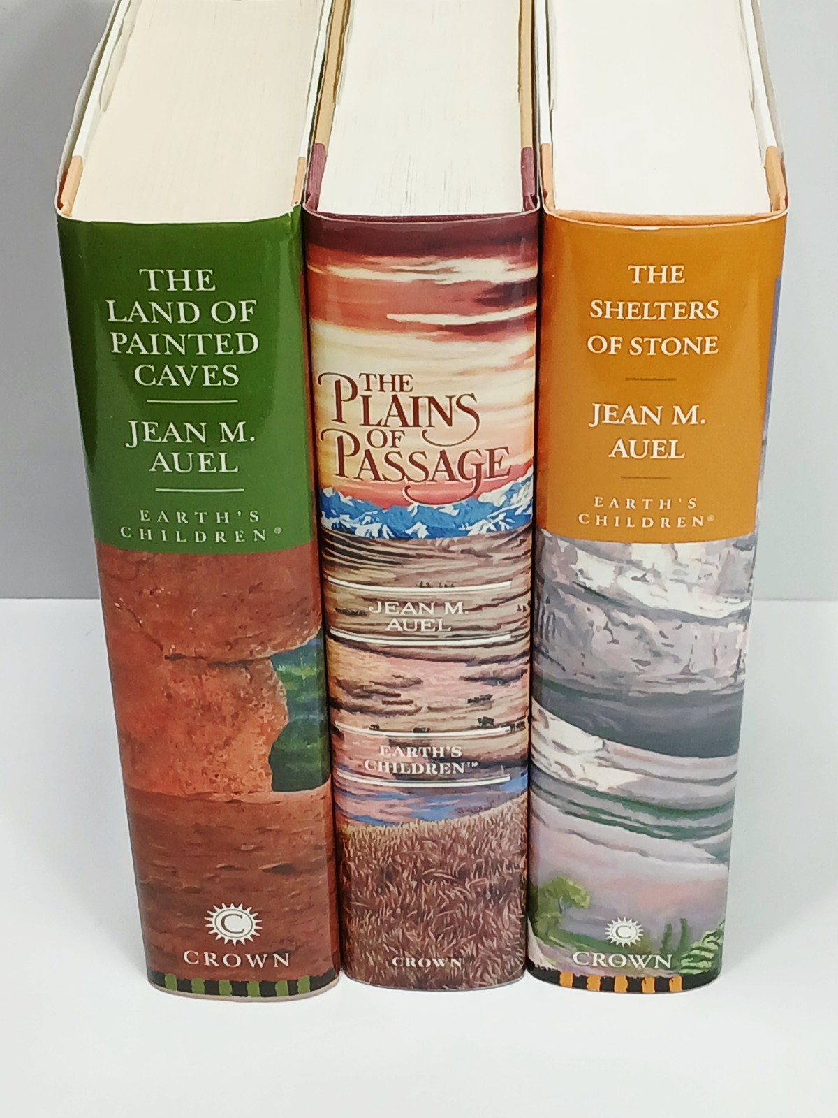 Lot of 3 Jean M. Auel Hardcover Books – With Dust Jackets – 1990/2002/2011
