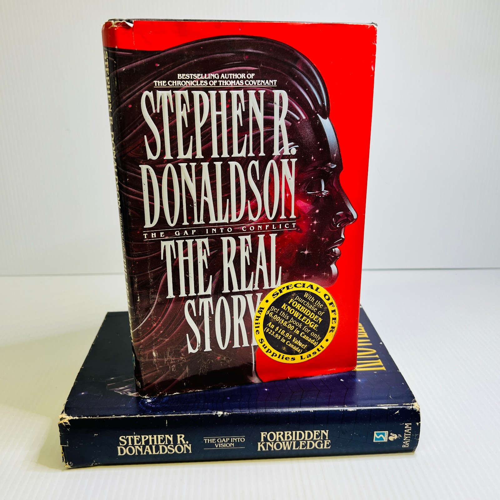 Gap Into Conflict: The Real Story & Gap Into Vision: Forbidden Knowledge 1ST ED
