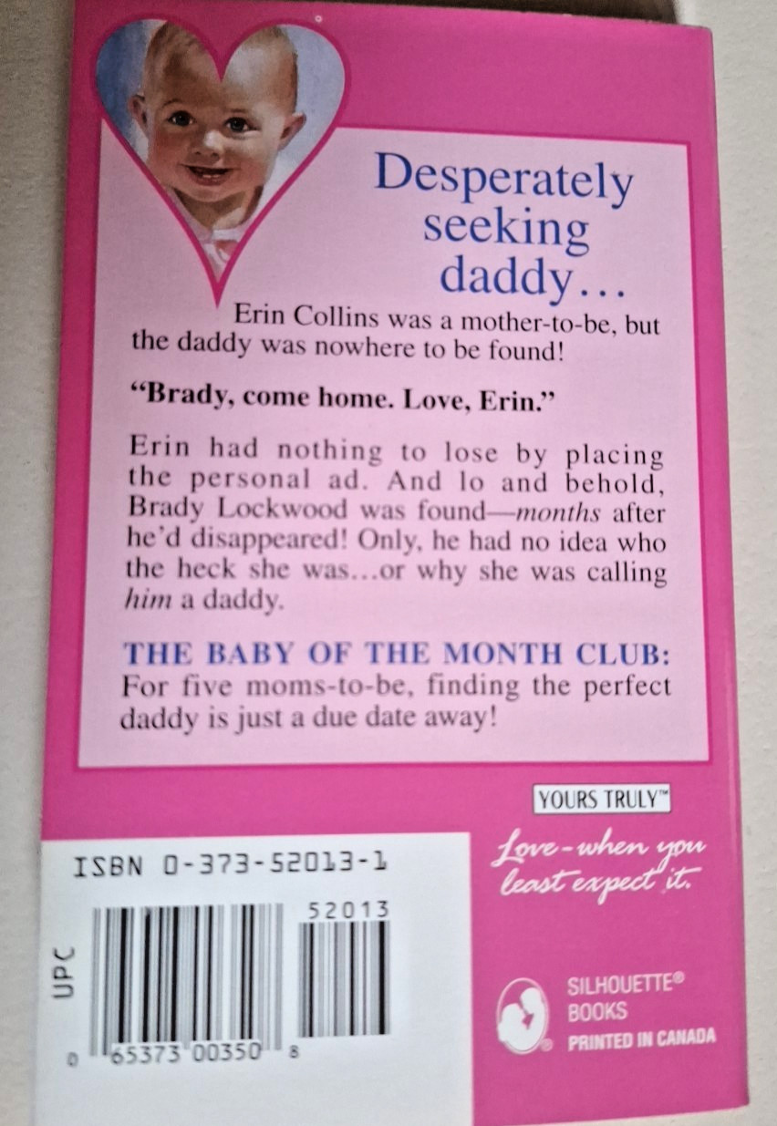 The 7lb. 2oz. Valentine Marie Ferrarella Paperback Silhouette Romance