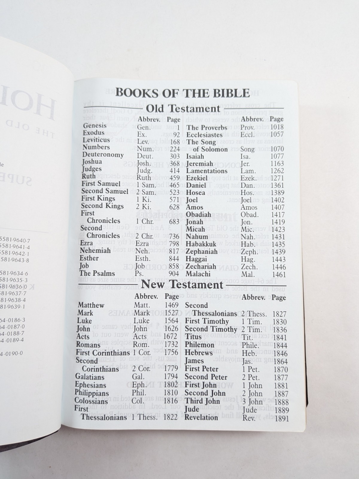 Holy Bible KJV Super Giant Print Edition Red Letter Holman 1996