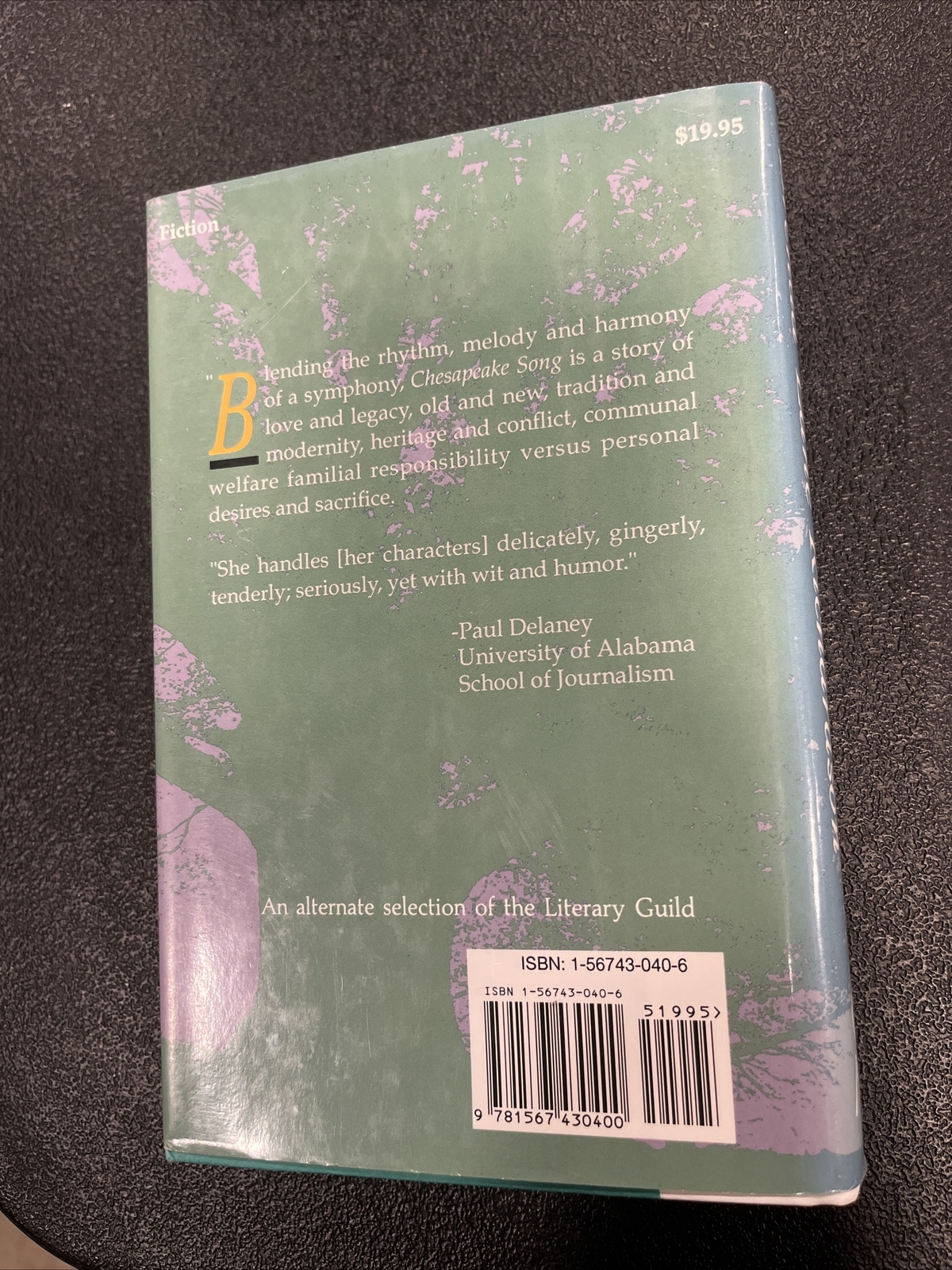 Chesapeake Song By Brenda Richardson FIRST EDITION