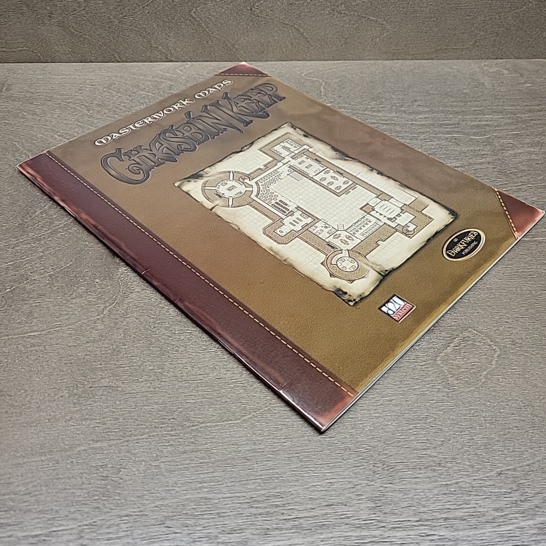 Masterwork Maps: Chasbin Keep – Dark Furies Publishing D20 System RPG D&D 3e