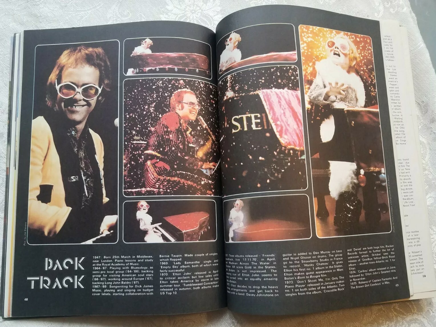 THE SUPERSTARS Rock Music Stars Book 1972 Vintage No. 1 First Issue