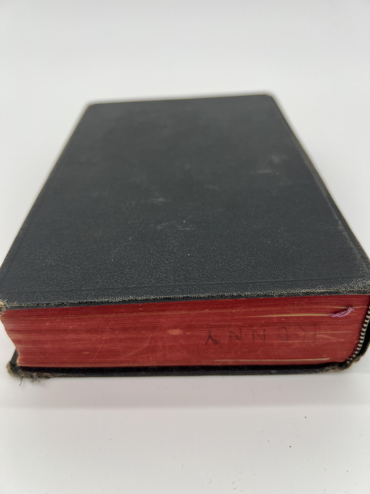 Vintage 1959 The Holy Bible KJV American Bible Society Black Cloth HC Maps 50s