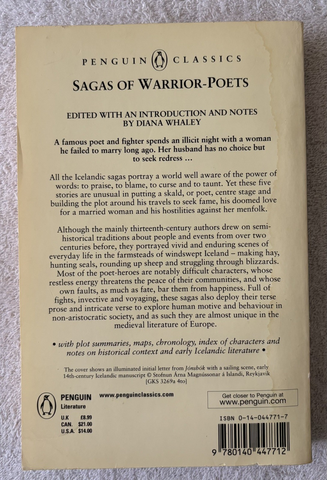 SAGAS OF WARRIOR-POETS by Leifur Eiricksson, 2002