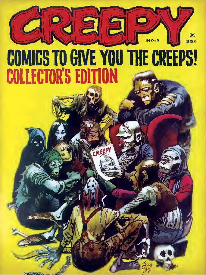 156 MAGAZINES – Creepy – Tales,Horror,Science Fiction,Illustrated Issues -CD/DVD