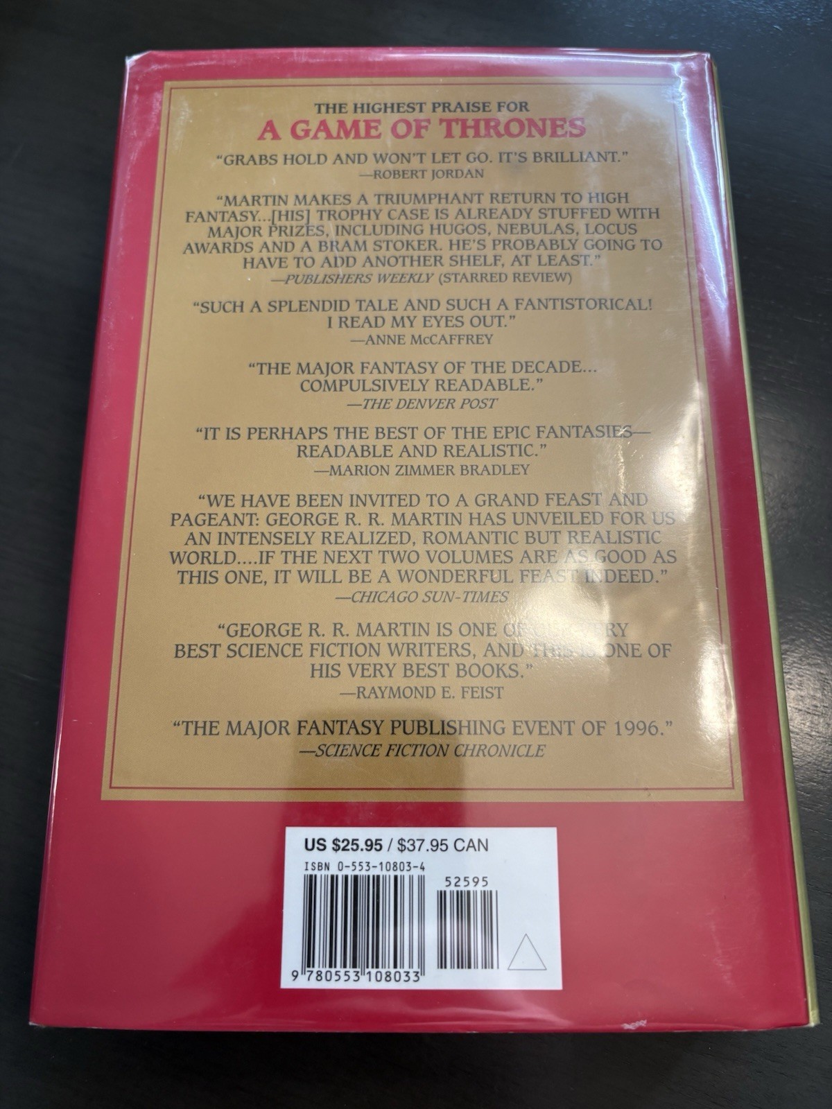 A Clash of Kings by George R.R. Martin (1st Edition 1st Printing Hardcover) GoT
