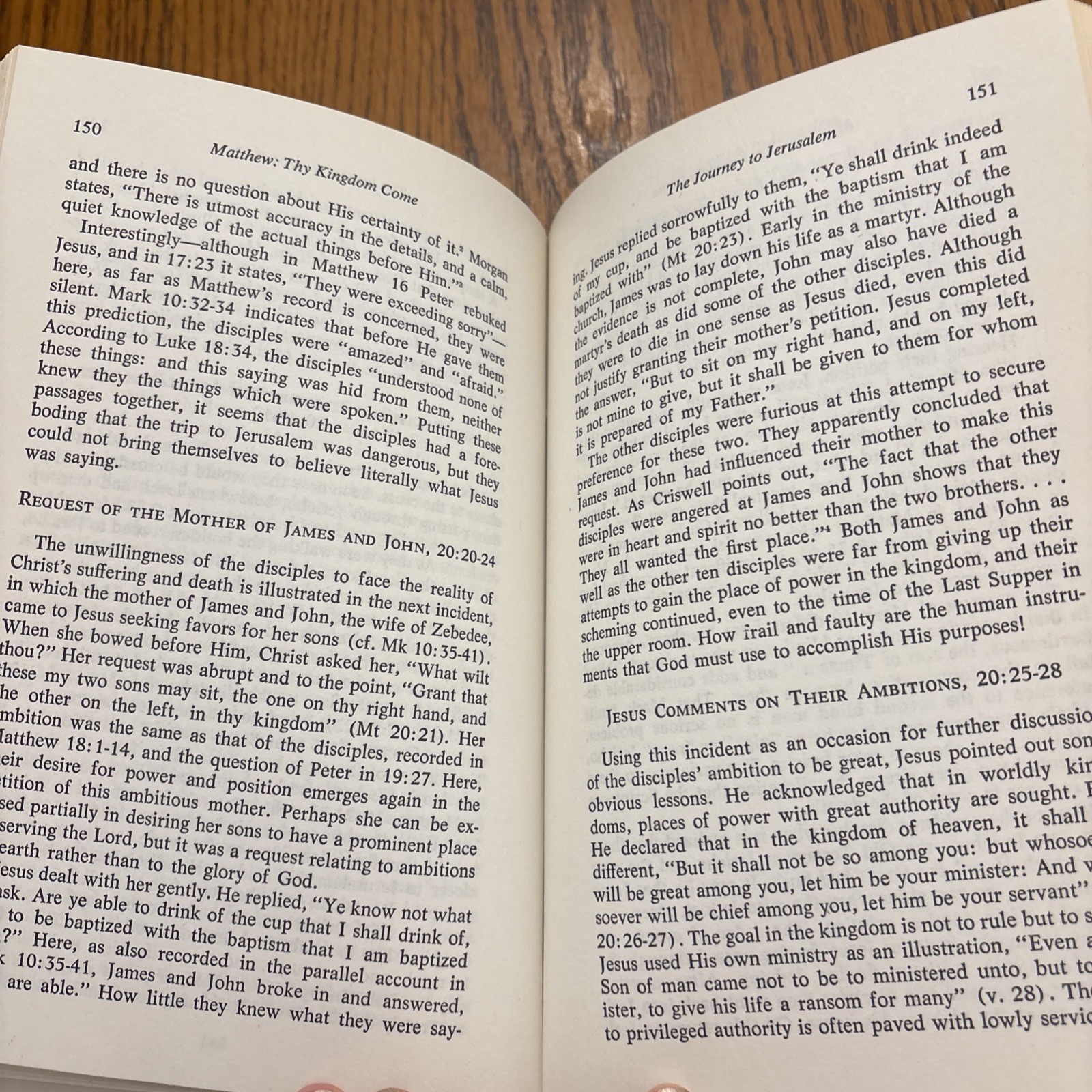 Matthew Thy Kingdom Come By John F. Walvoord HBDJ