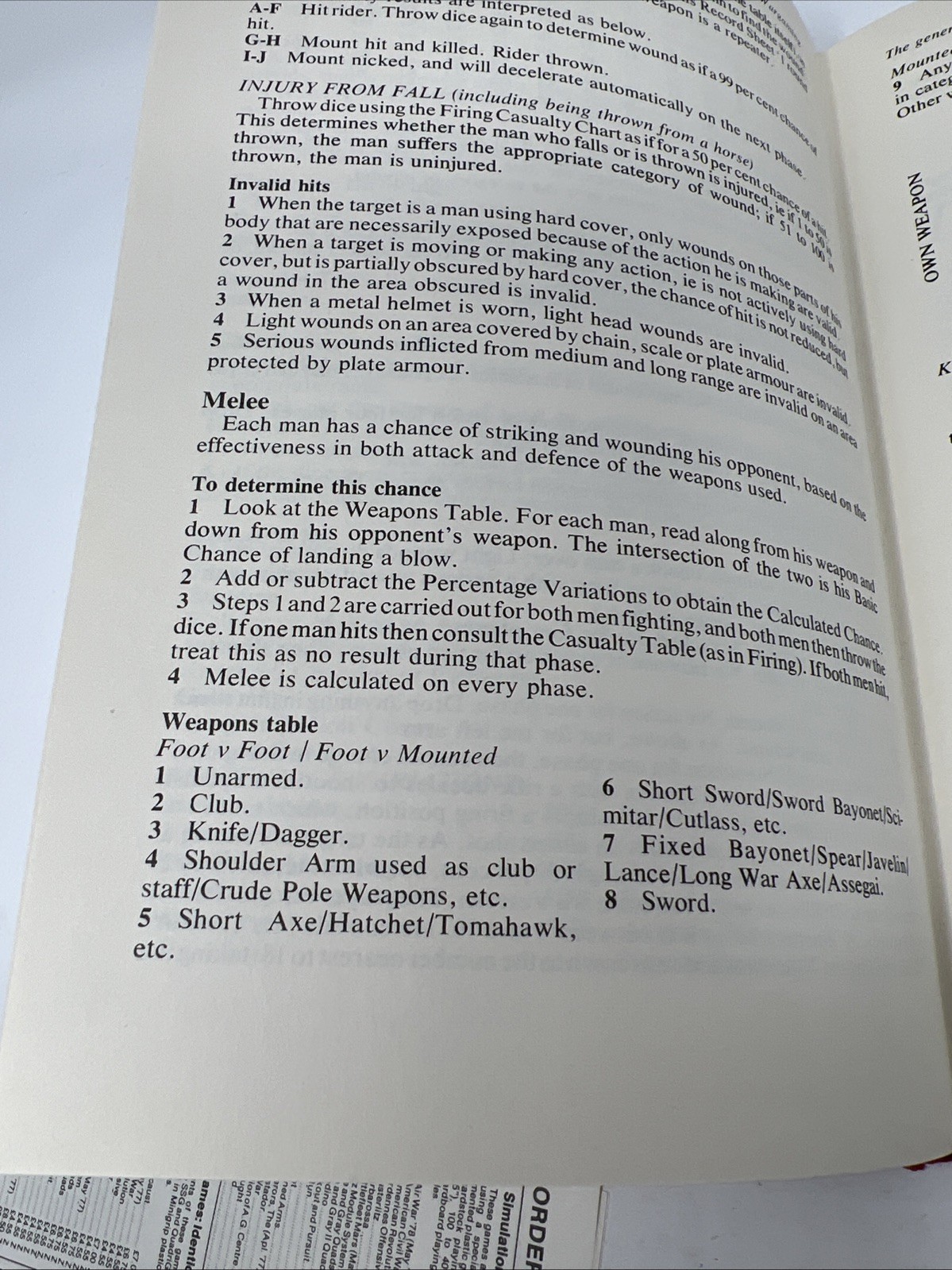 Skirmish Wargaming -Donald Featherstone Very Good Hardcover and Dust Jacket