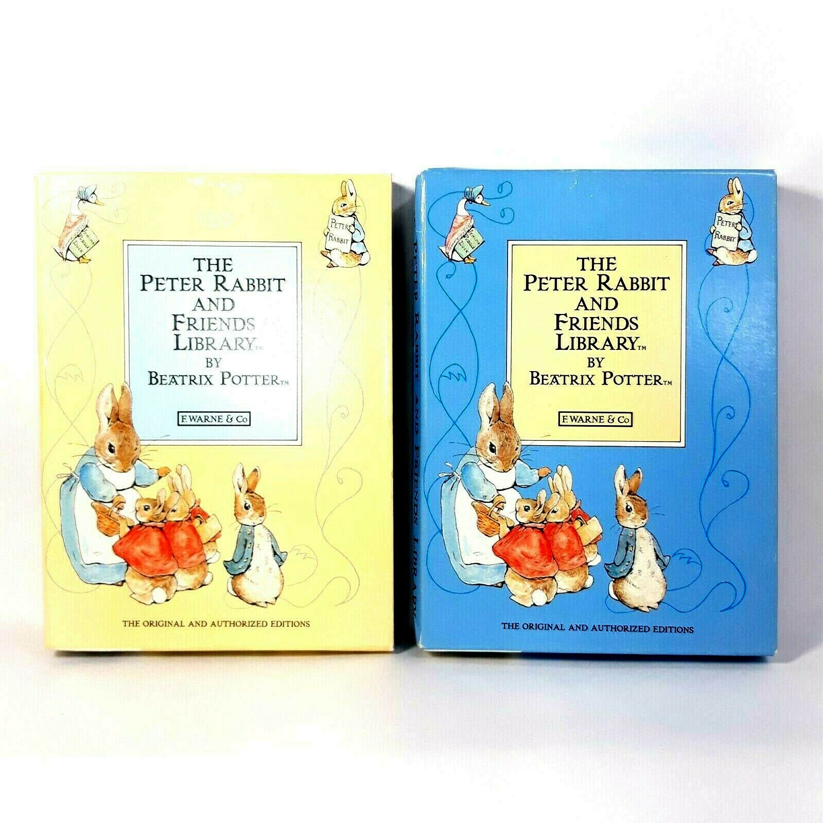 Peter Rabbit and Friends Library 10 Children Book Set 1993 Beatrix Potter Warne