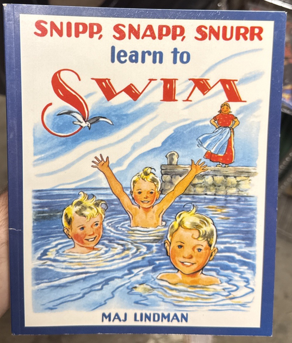 Snipp, Snapp, Snurr Learn to Swim by Lindman (1995, Trade Paperback)