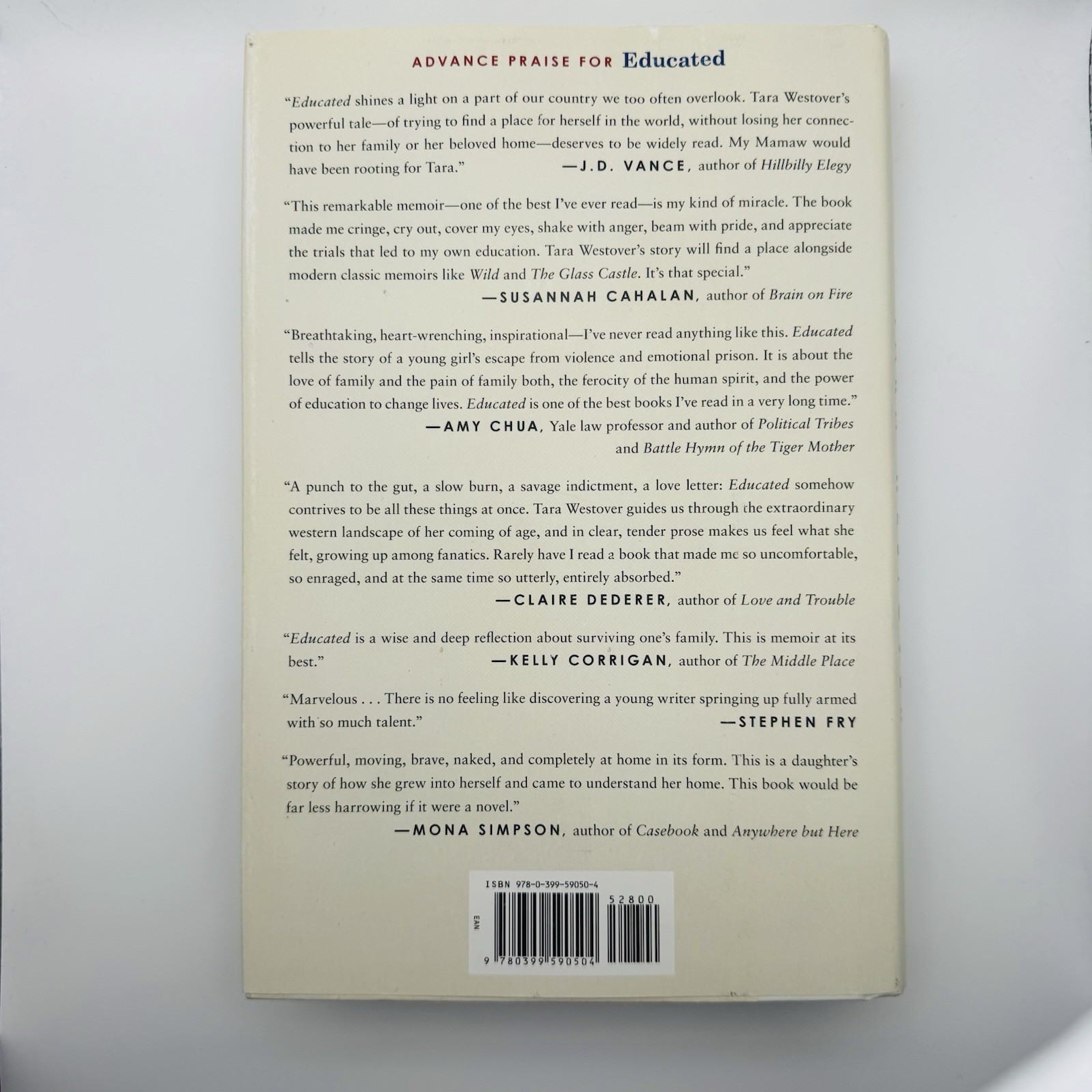 Educated : A Memoir by Tara Westover (2018, Hardcover)